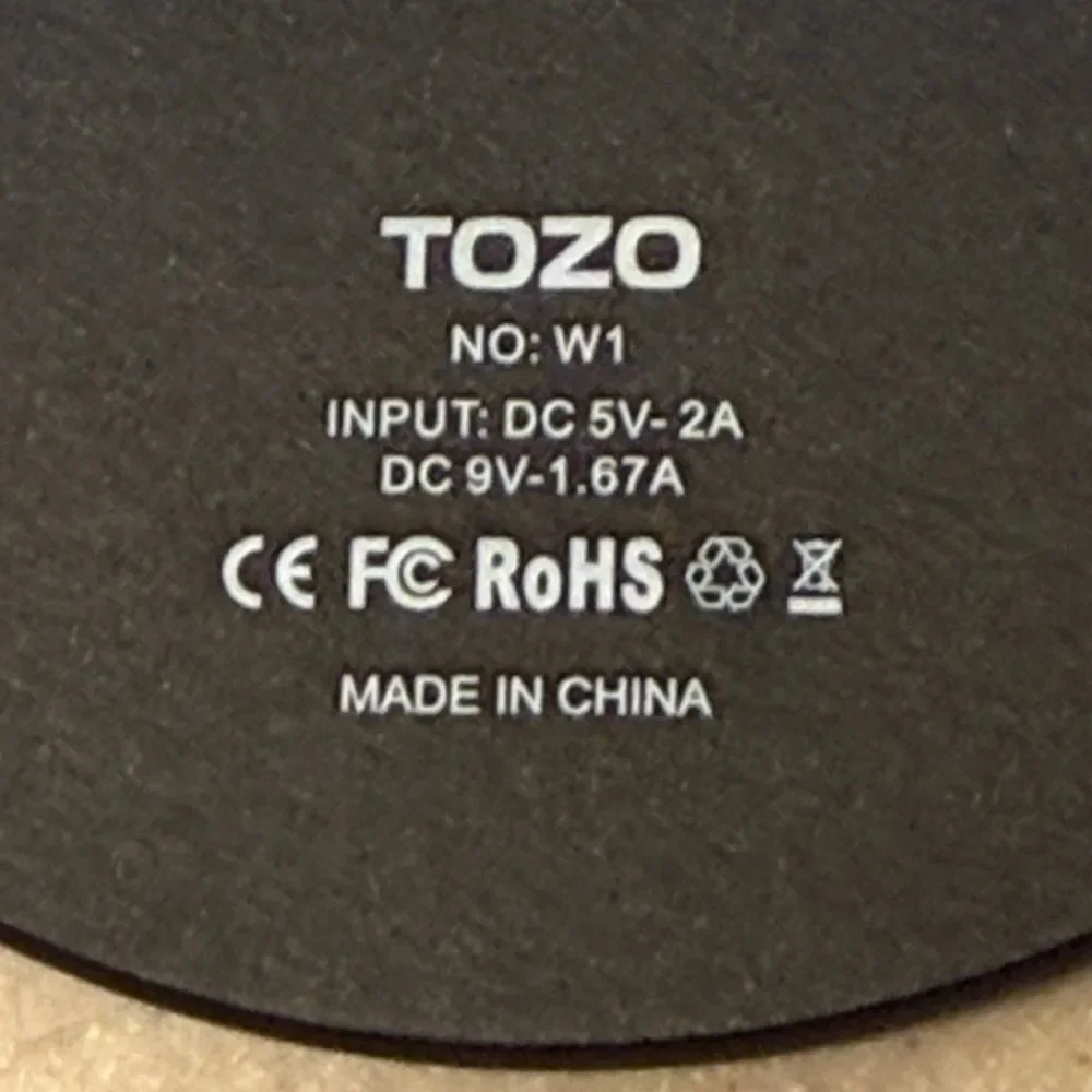 TOZO W1 Wireless Charging Pads Bundle of 2. For iPhone & Samsung‎